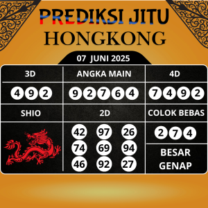 Syair Jitu HK Hari Ini Sabtu, 07 Juni 2025