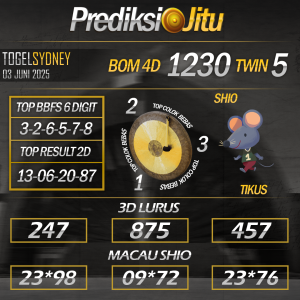 Prediksi SDY Hari Ini Selasa 03 Juni 2025