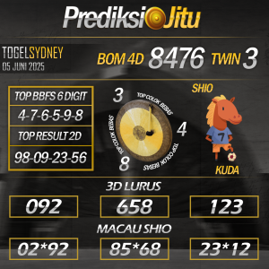 Prediksi SDY Hari Ini Kamis 05 Juni 2025