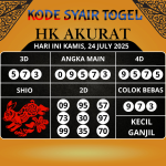 Syair Togel HK Paling Akurat Hari Ini Kamis, 24 Juli 2025