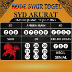 Syair Togel SDY Paling Akurat Hari Ini Jumat, 18 Juli 2025