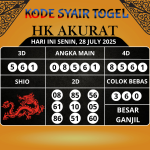 Syair Togel HK Paling Akurat Hari Ini Senin, 28 Juli 2025