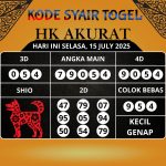 Syair Togel HK Paling Akurat Hari Ini Selasa, 15 Juli 2025